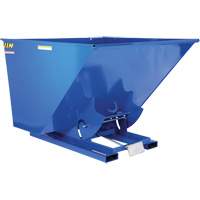 Conteneur autobasculeur, Acier, 2-1/2 vg³, Bleu Rock Safety Industrial Ltd