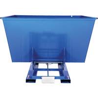 Conteneur autobasculeur, Acier, 2-1/2 vg³, Bleu Rock Safety Industrial Ltd