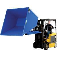 Conteneur autobasculeur, Acier, 2-1/2 vg³, Bleu Rock Safety Industrial Ltd