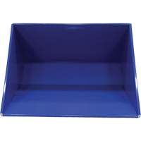 Conteneur autobasculeur, Acier, 3 vg³, Bleu Rock Safety Industrial Ltd