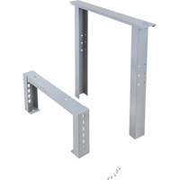 Pattes d'&eacute;tabli pour service industriel, Acier, 24" p x 34" h, Simple Rock Safety Industrial Ltd