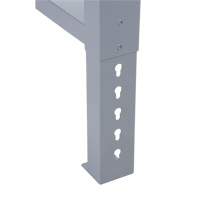 Pattes d'&eacute;tabli pour service industriel, Acier, 24" p x 34" h, Simple Rock Safety Industrial Ltd