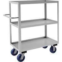 Industrial Grade Shelf Cart, 3 Tiers, 18-1/8" W x 47" H x 42" D, 1200 lbs. Capacity Rock Safety Industrial Ltd