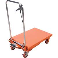 Hydraulic Scissor Lift Table, 27-1/2" L x 17-3/4" W, Steel, 330 lbs. Capacity Rock Safety Industrial Ltd