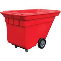 Techtruck Tilt Truck, Polyethylene, 5/8 cu. yd., 1000 lbs. Load Capacity Rock Safety Industrial Ltd