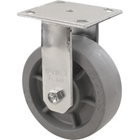 Roulette Emaxx, Fixe, 8" (203,2 mm), Envirothane, 1200 lb (544,3 kg) Rock Safety Industrial Ltd
