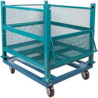 Dolly for Open Mesh Container, 40.5" W x 34-1/2" D x 10" H, 3000 lbs. Capacity Rock Safety Industrial Ltd