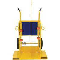 Welding Cylinder Torch Cart, Foam-Filled Wheels, 24" W x 19-1/2" L Base, 500 lbs. Rock Safety Industrial Ltd