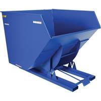 Conteneur autobasculeur, Acier, 4 vg³, Bleu Rock Safety Industrial Ltd
