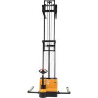 Double Mast Stacker, Electric Operated, 2200 lbs. Capacity, 150" Max Lift Rock Safety Industrial Ltd