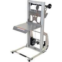 Appareil de levage portatif en aluminium, M&eacute;canisme Pompe au pied, Capacit&eacute; de 200 lb, Levage max de 61" Rock Safety Industrial Ltd