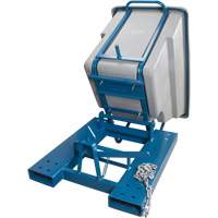 Conteneurs autobasculeurs, Poly&eacute;thyl&egrave;ne, 5/8 vg³, Gris Rock Safety Industrial Ltd