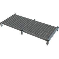 Plateforme de travail en une &eacute;tape &agrave; hauteur r&eacute;glable, 24" la x 59" pr, Capacit&eacute; de 800 lb, Enti&egrave;rement soud&eacute; Rock Safety Industrial Ltd