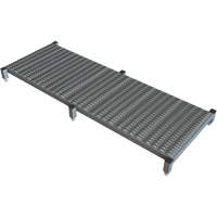 Plateforme de travail en une &eacute;tape &agrave; hauteur r&eacute;glable, 24" la x 71" pr, Capacit&eacute; de 800 lb, Enti&egrave;rement soud&eacute; Rock Safety Industrial Ltd