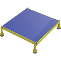 Plateforme de travail en une &eacute;tape &agrave; hauteur r&eacute;glable, 24" la x 24" pr, Capacit&eacute; de 800 lb, Enti&egrave;rement soud&eacute; Rock Safety Industrial Ltd