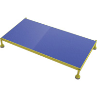 Plateforme de travail en une &eacute;tape &agrave; hauteur r&eacute;glable, 24" la x 48" pr, Capacit&eacute; de 800 lb, Enti&egrave;rement soud&eacute; Rock Safety Industrial Ltd