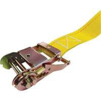 Ratchet Strap, E-Track System, 2" W x 12' L, 1333 lbs. (605 kg) Working Load Limit Rock Safety Industrial Ltd