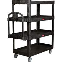 Heavy-Duty Ergo Utility Cart, 4 Tiers, 24-1/4" x 62-2/5" x 54-1/10", 700 lbs. Capacity Rock Safety Industrial Ltd
