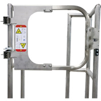 EdgeHalt&reg; Ladder Safety Gate, 20-7/8" H x 30"- 40" W Rock Safety Industrial Ltd