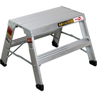 Portable Work-Stand Saw Horse, Aluminum Frame, 12-1/4" D x 24" H Rock Safety Industrial Ltd