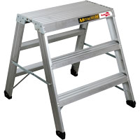 Portable Work-Stand Saw Horse, Aluminum Frame, 12-1/4" D x 36" H Rock Safety Industrial Ltd