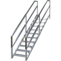 Syst&egrave;me d'escalier modulaire pour la construction de 6-10 marches SmartStairs, 75" ha Rock Safety Industrial Ltd