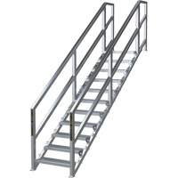 Syst&egrave;me d'escalier modulaire pour la construction de 11-16 marches SmartStairs, 120" ha Rock Safety Industrial Ltd