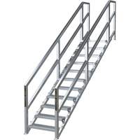 Syst&egrave;me d'escalier modulaire pour la construction de 11-16 marches SmartStairs, 120" ha Rock Safety Industrial Ltd
