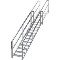 Syst&egrave;me d'escalier modulaire pour la construction de 11-16 marches SmartStairs, 120" ha Rock Safety Industrial Ltd