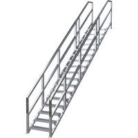 Syst&egrave;me d'escalier modulaire pour la construction de 17-21 marches SmartStairs, 157-1/2" ha Rock Safety Industrial Ltd
