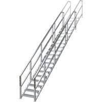 Syst&egrave;me d'escalier modulaire pour la construction de 17-21 marches SmartStairs, 157-1/2" ha Rock Safety Industrial Ltd