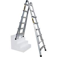 &eacute;chelle t&eacute;lescopique multifonction, Aluminium, 300 lb Rock Safety Industrial Ltd