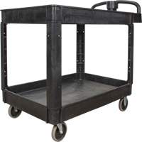 Chariot utilitaire, 2 tiers, 25-5/8" x 33-1/2" x 43-3/4", Capacit&eacute; 550 lb Rock Safety Industrial Ltd