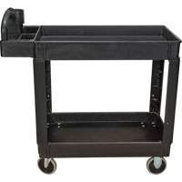 Chariot utilitaire, 2 tiers, 17-1/8" x 33-1/2" x 37-5/8", Capacit&eacute; 550 lb Rock Safety Industrial Ltd