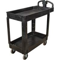 Chariot utilitaire, 2 tiers, 17-1/8" x 33-1/2" x 37-5/8", Capacit&eacute; 550 lb Rock Safety Industrial Ltd