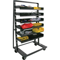 Single-Sided Heavy Duty A-Frame Cart with 6 Trays, 38" x 25" x 63", 2500 lbs. Capacity Rock Safety Industrial Ltd