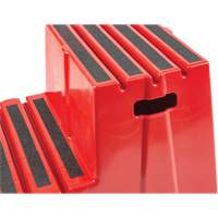 Industrial Step Stool, 2 Steps, 26" x 22-7/16" x 19-11/16" High Rock Safety Industrial Ltd