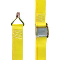 Ratchet Strap, Cam Buckle, 2" W x 12' L, 500 lbs. (227 kg) WLL Rock Safety Industrial Ltd