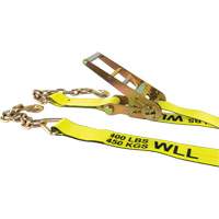 Winch Strap, Chain Anchor, 3" W x 30' L, 5400 lbs. (2449 kg) Working Load Limit Rock Safety Industrial Ltd