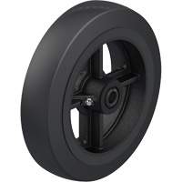 Roue en caoutchouc noir sur noyau en fonte Rock Safety Industrial Ltd