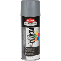 Industrial Acryli-Quik Lacquer, Grey, Very Flat, 12 oz., Aerosol Can Rock Safety Industrial Ltd