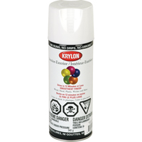 Industrial Acryli-Quik Lacquer, White, Semi-Gloss, 12 oz., Aerosol Can Rock Safety Industrial Ltd