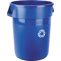 Brute&reg; Collection Recycling Container, Bulk, Plastic, 32 US gal. Rock Safety Industrial Ltd