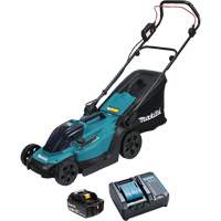 Ensemble de tondeuse sans fil 18V LXT, Pouss&eacute;e, &agrave; pile, Largeur de coupe 13" Rock Safety Industrial Ltd