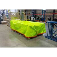 High-Visibility Heavy-Duty Woven Tarp, Polyethylene, Green/Orange, 16' x 20' x 12 mils Rock Safety Industrial Ltd