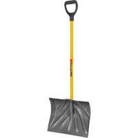Pelle &agrave; grattoir Pro, Lame Polypropyl&egrave;ne, Largueur 18", Manche Prise en D Rock Safety Industrial Ltd