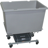Scale Carts, Polyethylene, 33" L x 23" W x 33" H, 7 cu. ft. Volume, 250 lbs. Capacity Rock Safety Industrial Ltd