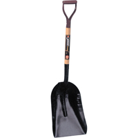 Grain & Coal Scoop Shovel, Wood, Tempered Steel Blade, D-Grip Handle, 27-3/4" Length Rock Safety Industrial Ltd