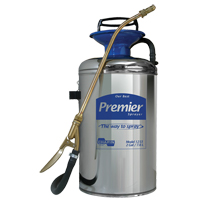 Vaporisateur professionnel s&eacute;rie premi&egrave;re qualit&eacute;, 2 gal. (7,6 L), Acier inoxydable, Lance de 12" Rock Safety Industrial Ltd