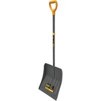 Pro Snow Shovel, Polypropylene Blade, 13-7/8" Wide, D-Grip Handle Rock Safety Industrial Ltd